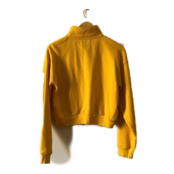 ARITZIA Yellow Sweatsuit - Cozy Fleece 1/4 zip sweatshirt & Perfect Sweatpant - Picture 8 of 8